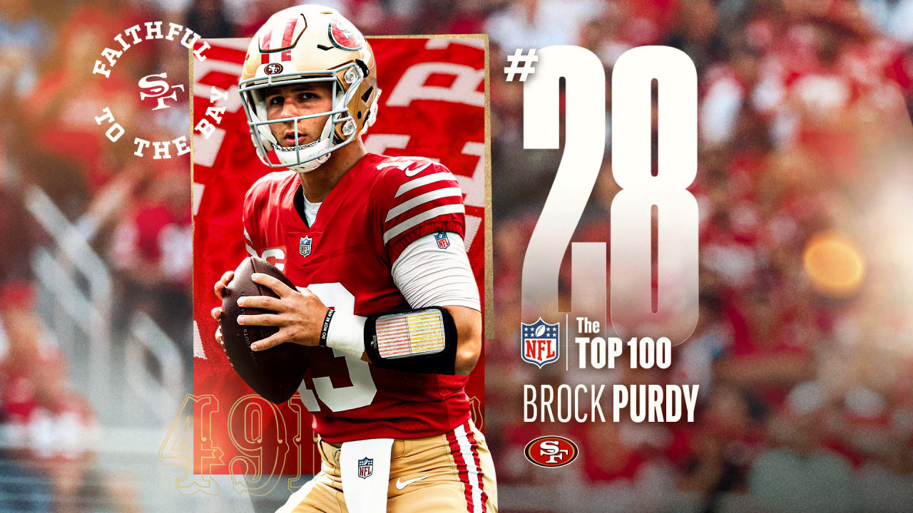 Brock Purdy Named No. 28 on the NFL’s ‘The Top 100 Players of 2024’