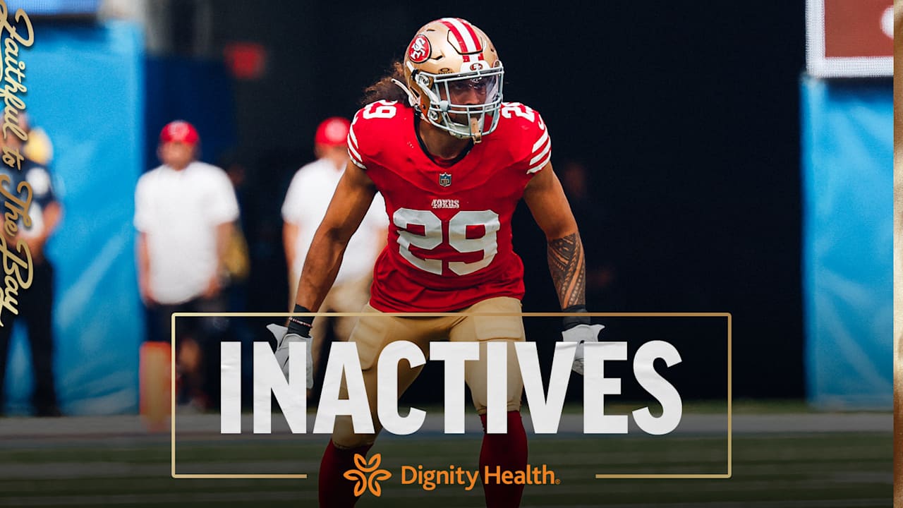 Hufanga, Lenoir and Elliott Set to Return vs. Bears; Inactives for #CHIvsSF