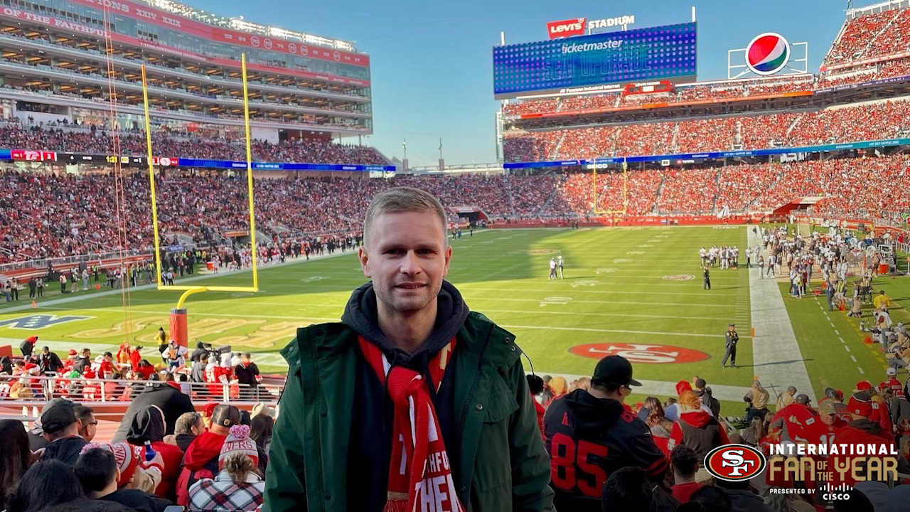2025 49ers International Fan of the Year David Rösler