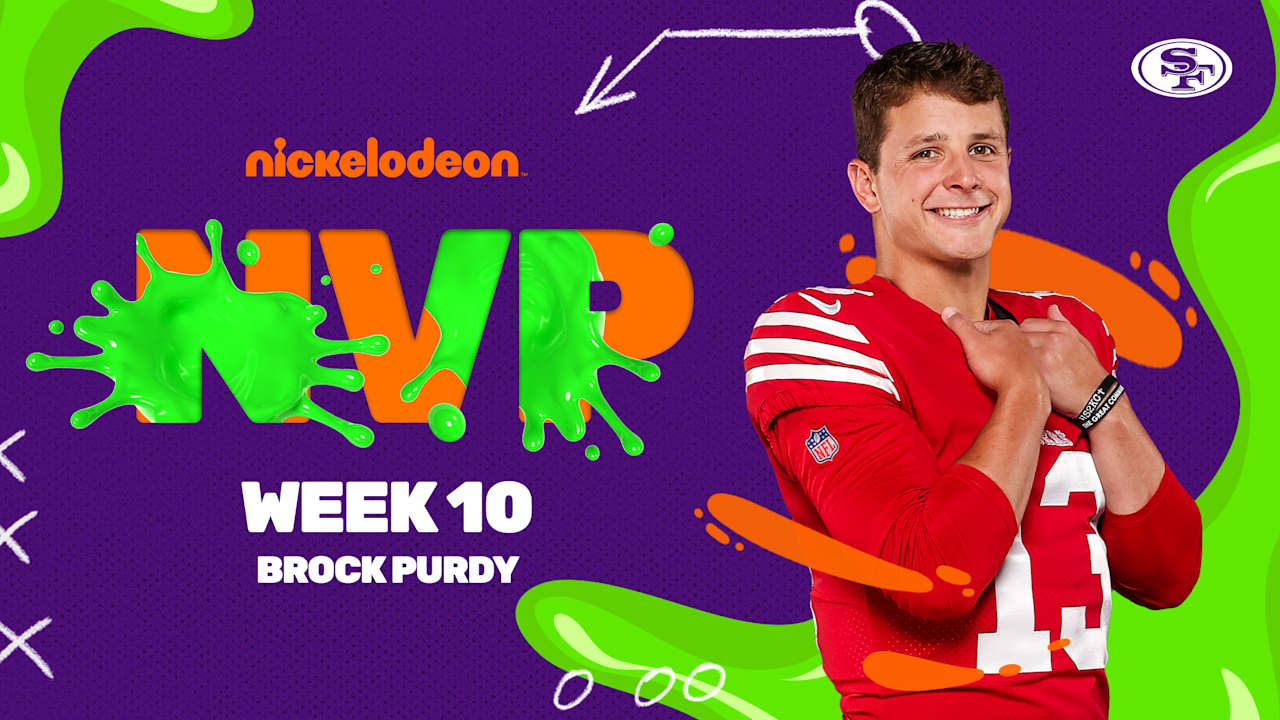 Brock Purdy Named NFL Slimetime ‘NVP’ for Week 10 Performance vs. Bucs