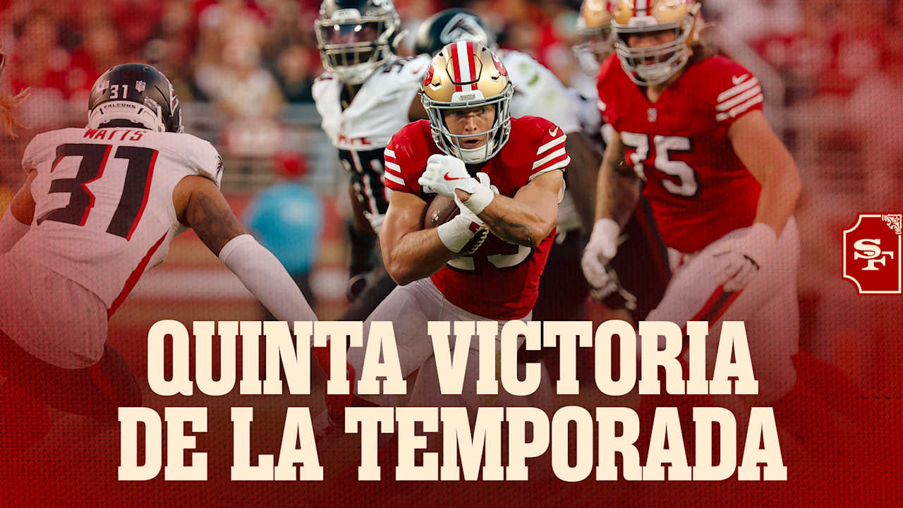 Los 49ers Obtienen su Quinta Victoria de la Temporada al Vencer 20-10 a los Falcons