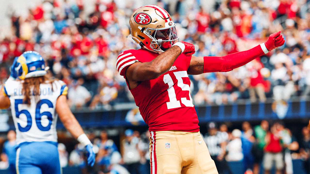 Every Catch from WR Jauan Jennings vs. Los Angeles Rams in Week 3