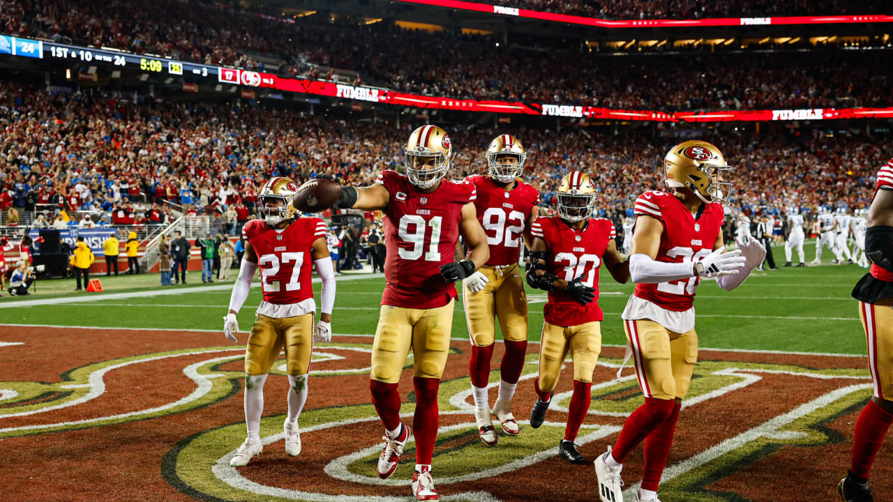 49ers Top Plays vs. Lions in the NFC Championship Game Highlights