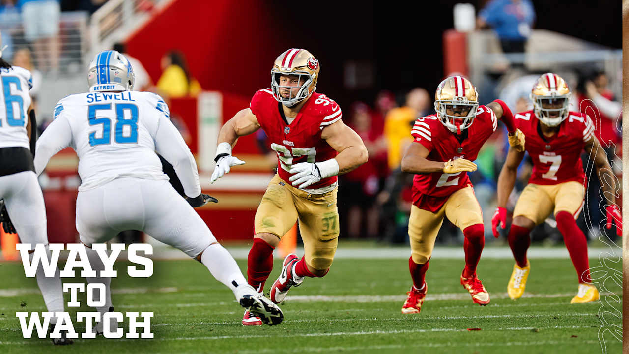 Ways to Watch and Listen Lions vs. 49ers Week 17 'Monday Night Football'(03)