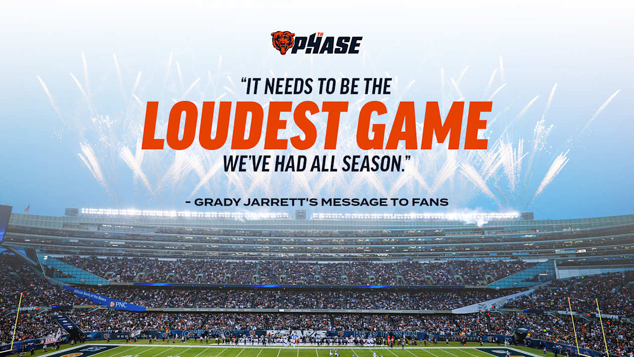 Bears urging fans to bring '4th Phase' energy to Soldier Field for Saturday's game vs. Packers