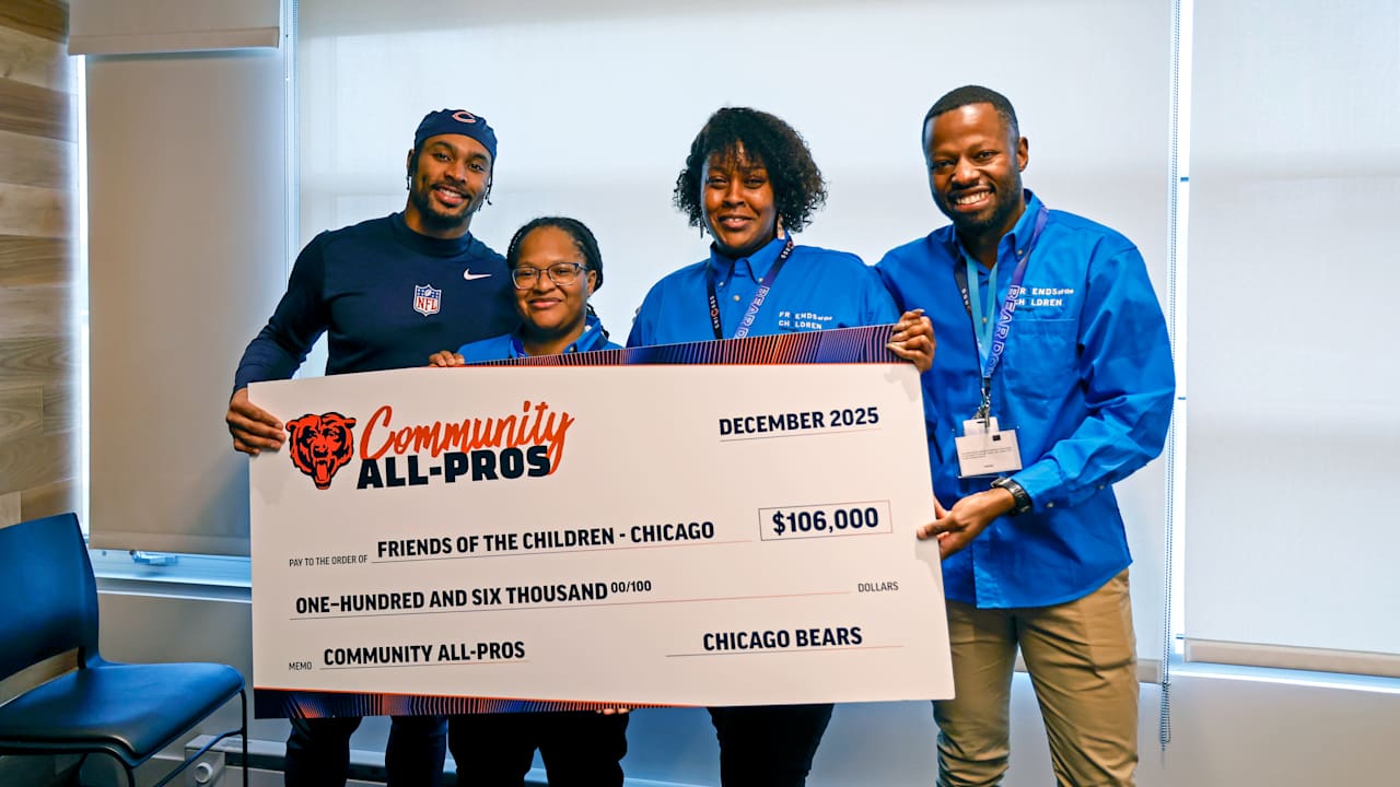 Chicago Bears announce $106,000 Community All-Pros grant for Friends of the Children-Chicago 