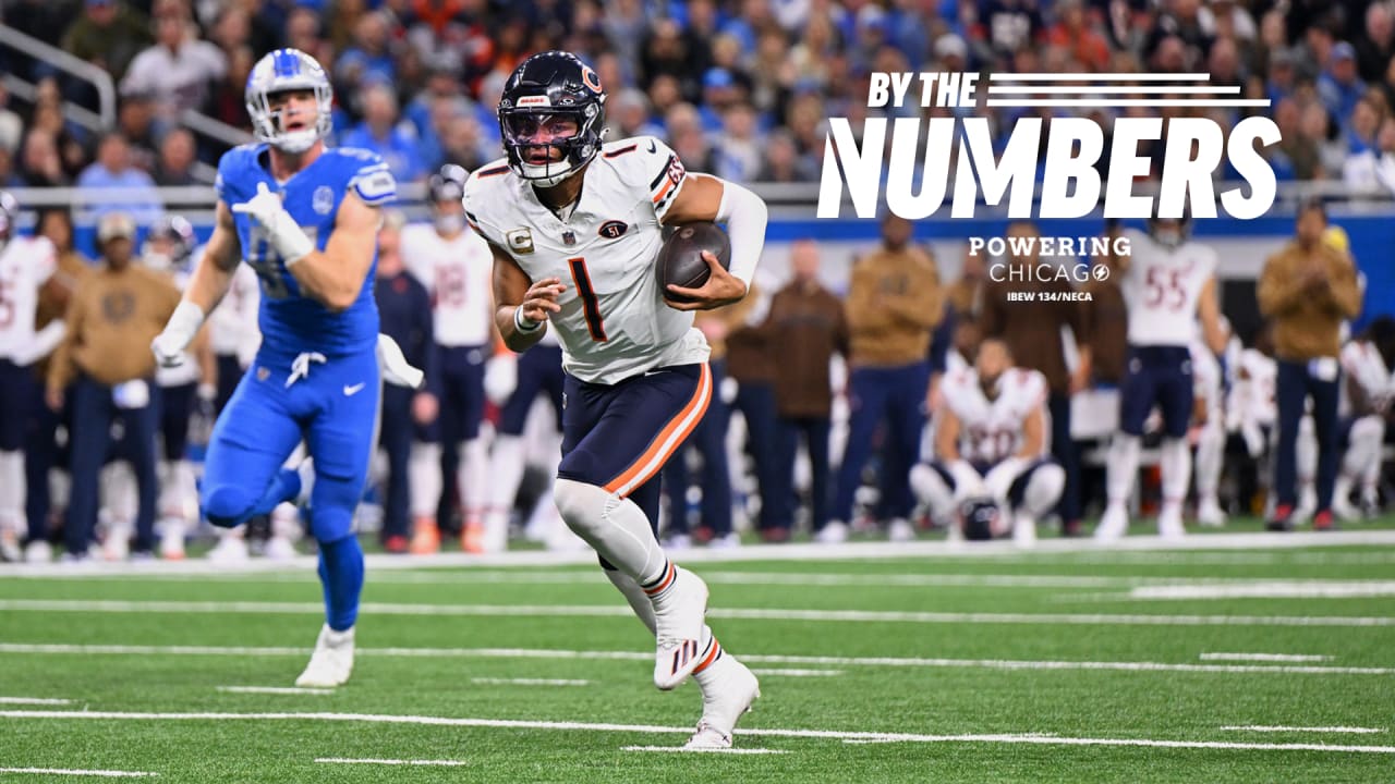 By the Numbers: Bears vs. Lions