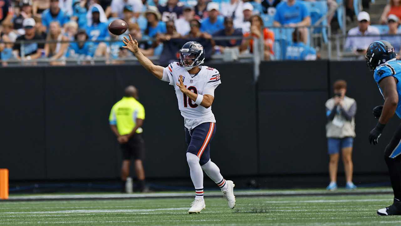 HIGHLIGHTS: Caleb Williams' best plays from 4-TD game vs. Panthers