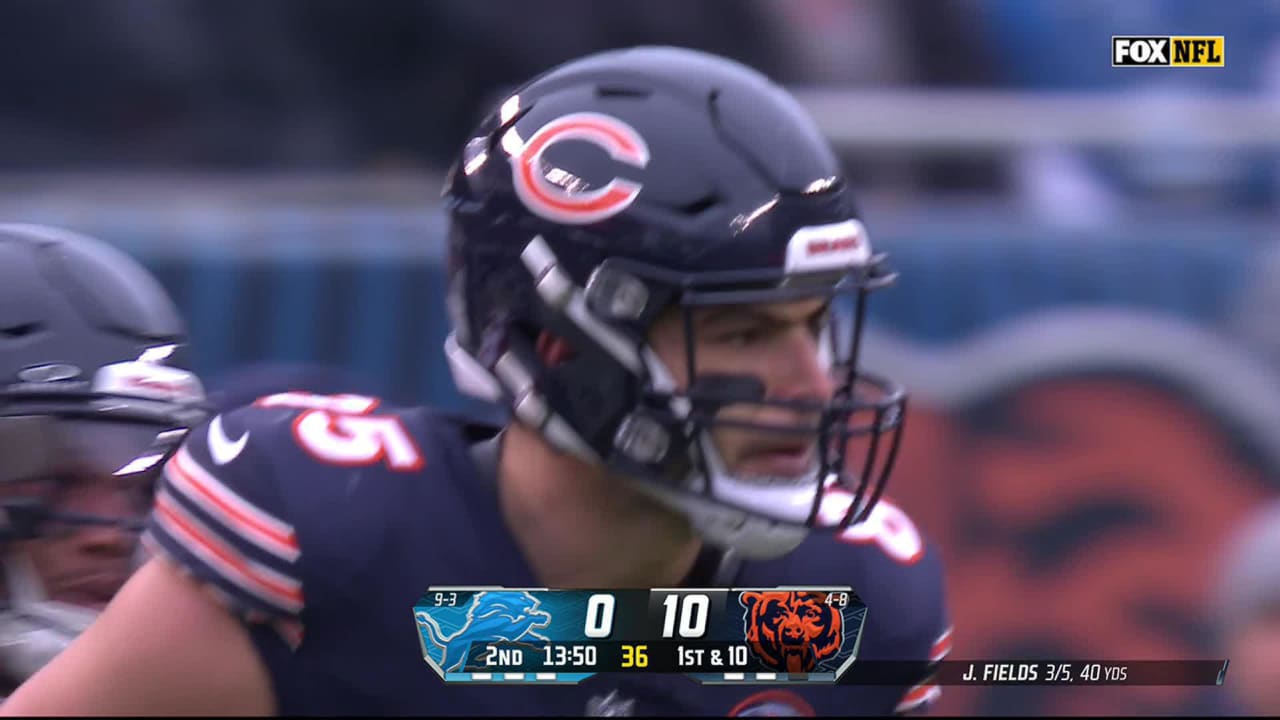 HIGHLIGHT Fields' laser dots Kmet in stride for 41yard pickup