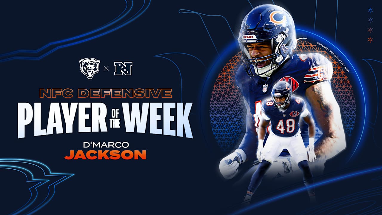Bears LB D’Marco Jackson named NFC Defensive Player of the Week - Chicago Bears