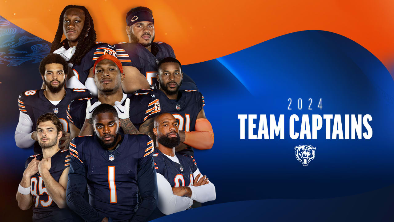 Bears announce eight captains for the season