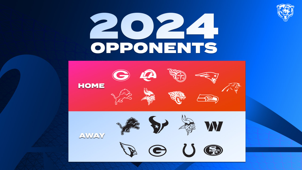 Chicago Bears 2024 opponents Alltime series record, fun facts and more