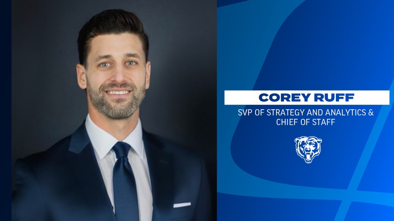 Bears appoint Corey Ruff to SVP of strategy and analytics, chief of staff