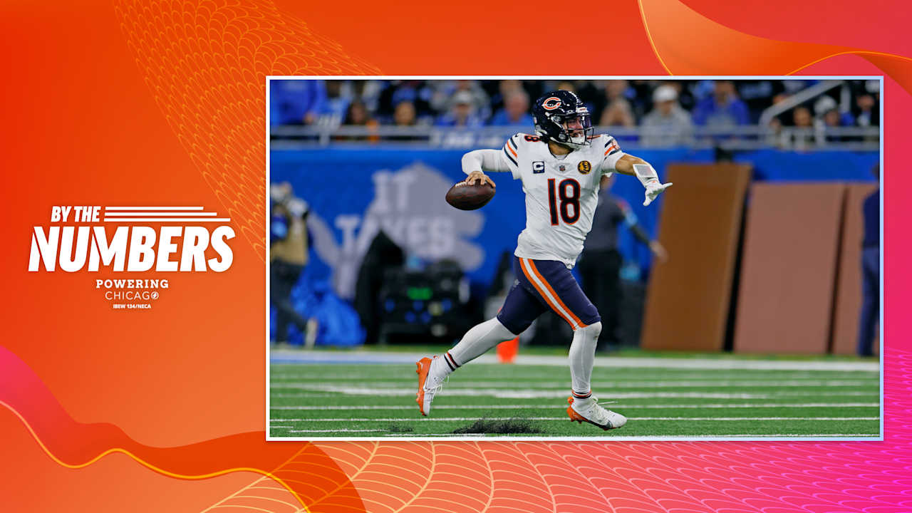 Bears vs. Lions Caleb Williams Sets Rookie Record in 2024 Week 13