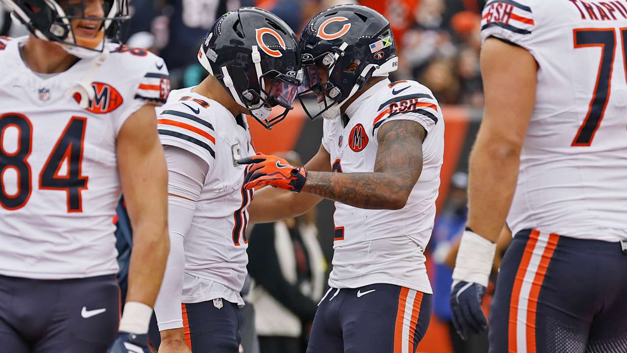 Image for CAN'T-MISS HIGHLIGHT: TRICK PLAY TD! DJ Moore finds wide-open Caleb Williams