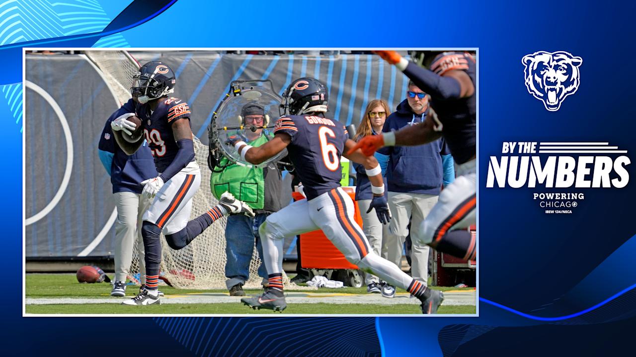 Notable stats and numbers from the Chicago Bears’ victory over the Tennessee Titans in Week 1