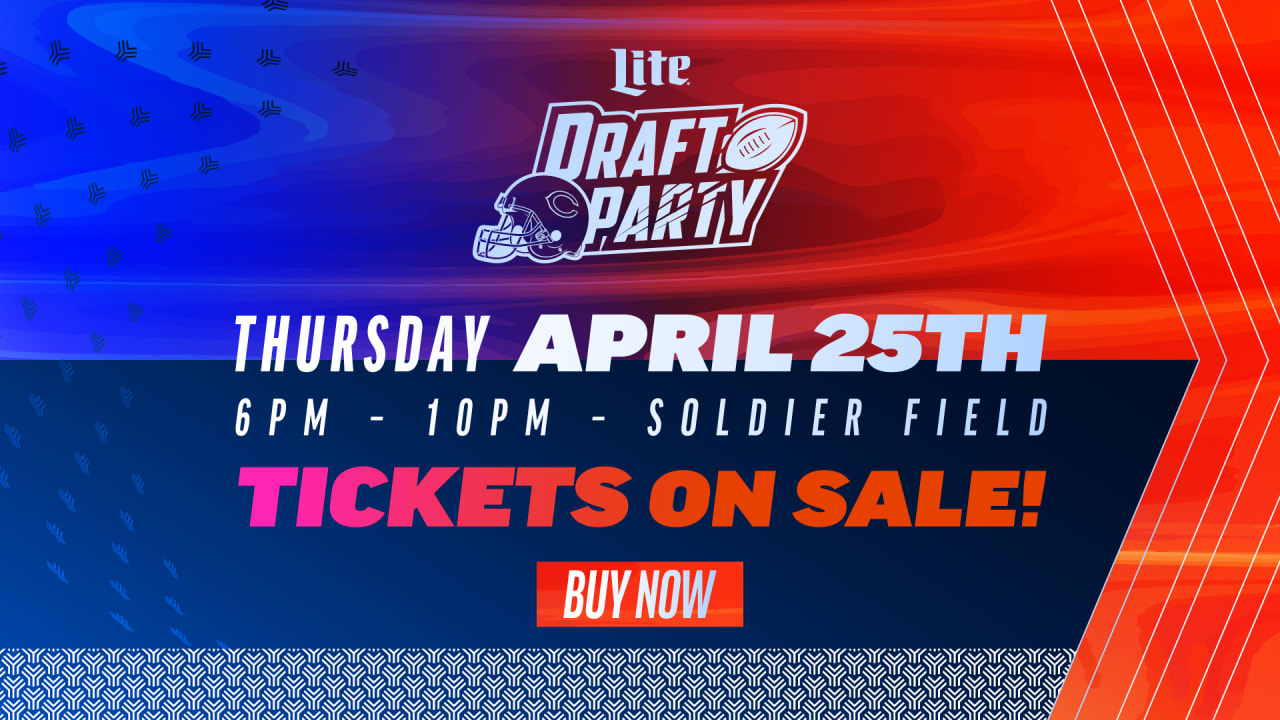 Bears Draft Party tickets on sale now