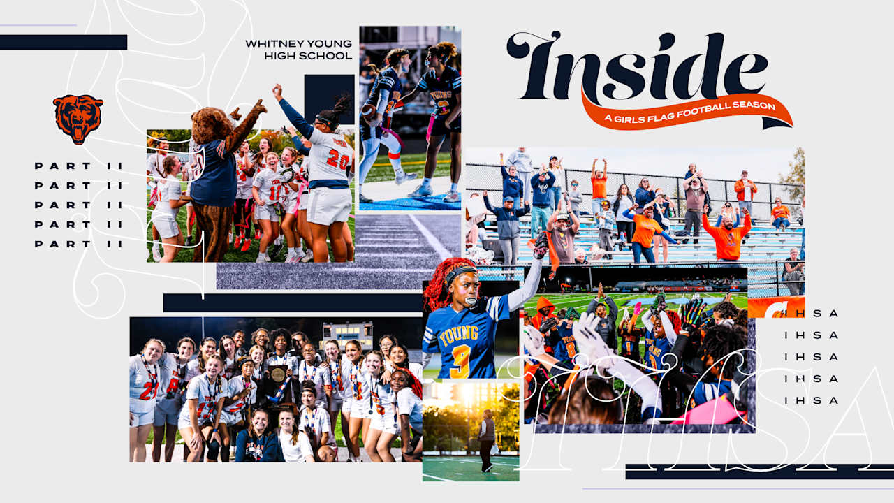 Inside a girls flag football season: Chicago Bears x Whitney Young High School | Part 2