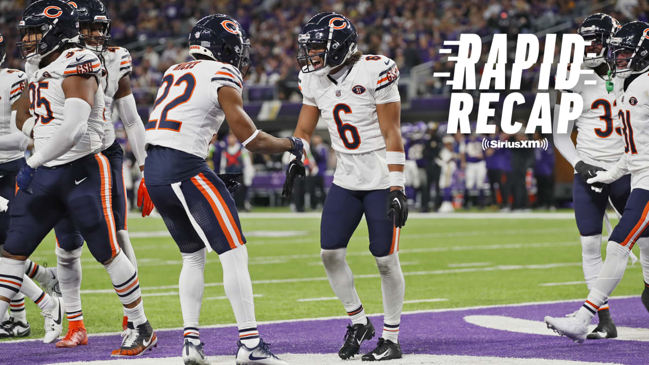 Rapid Recap: Bears rally to knock off Vikings on Monday Night Football