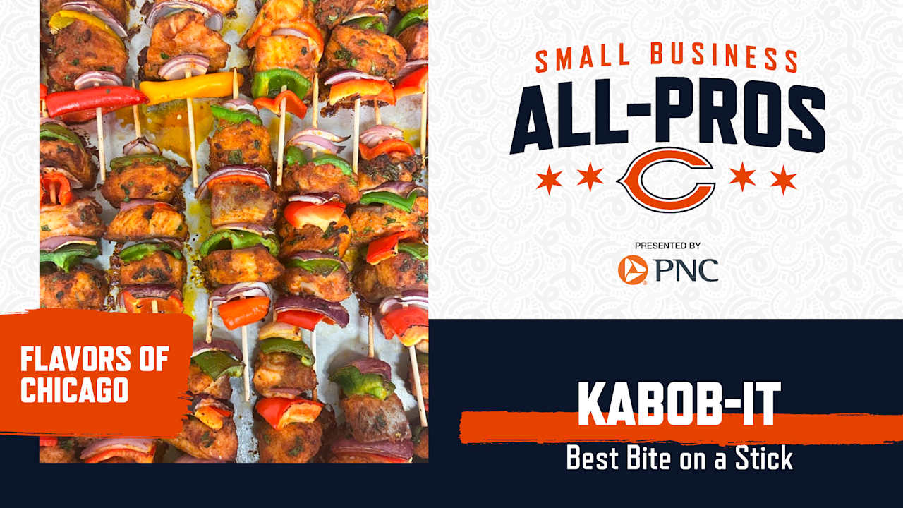 Bears announce Kabob-It as third and final 2024-2025 Small Business All-Pros winner