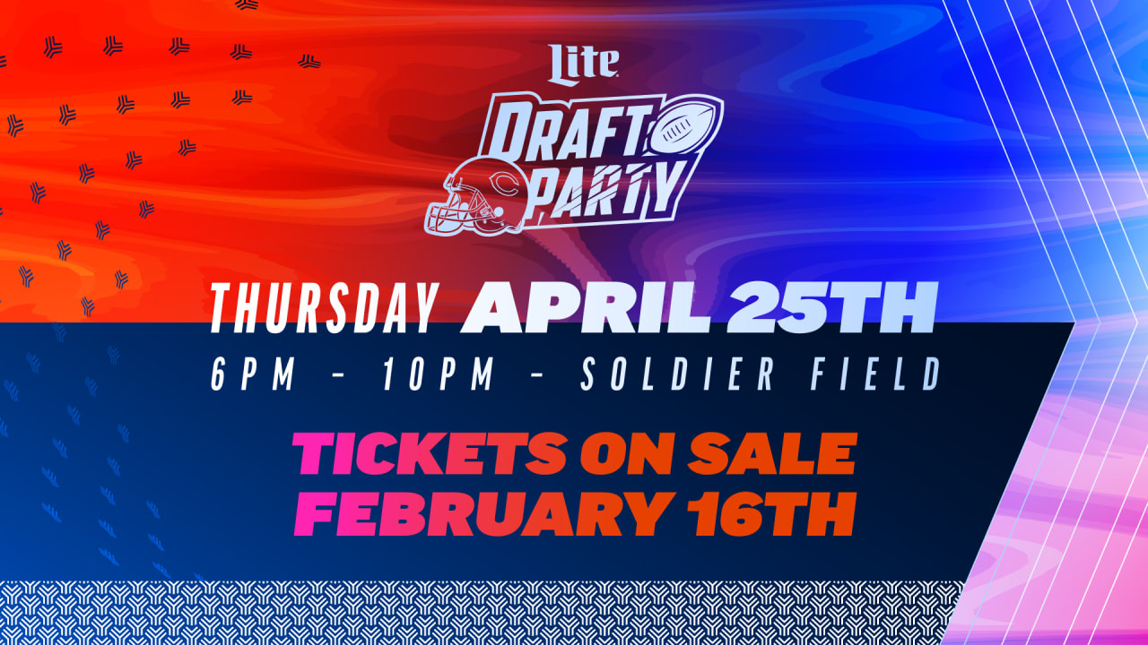 2024 Miller Lite Chicago Bears Draft Party Tickets On Sale BVM Sports