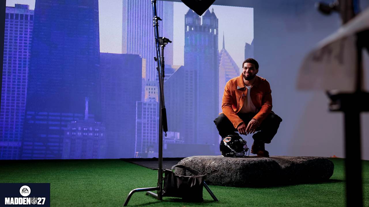 Inside Caleb Williams' EA SPORTS Madden NFL 27 cover shoot