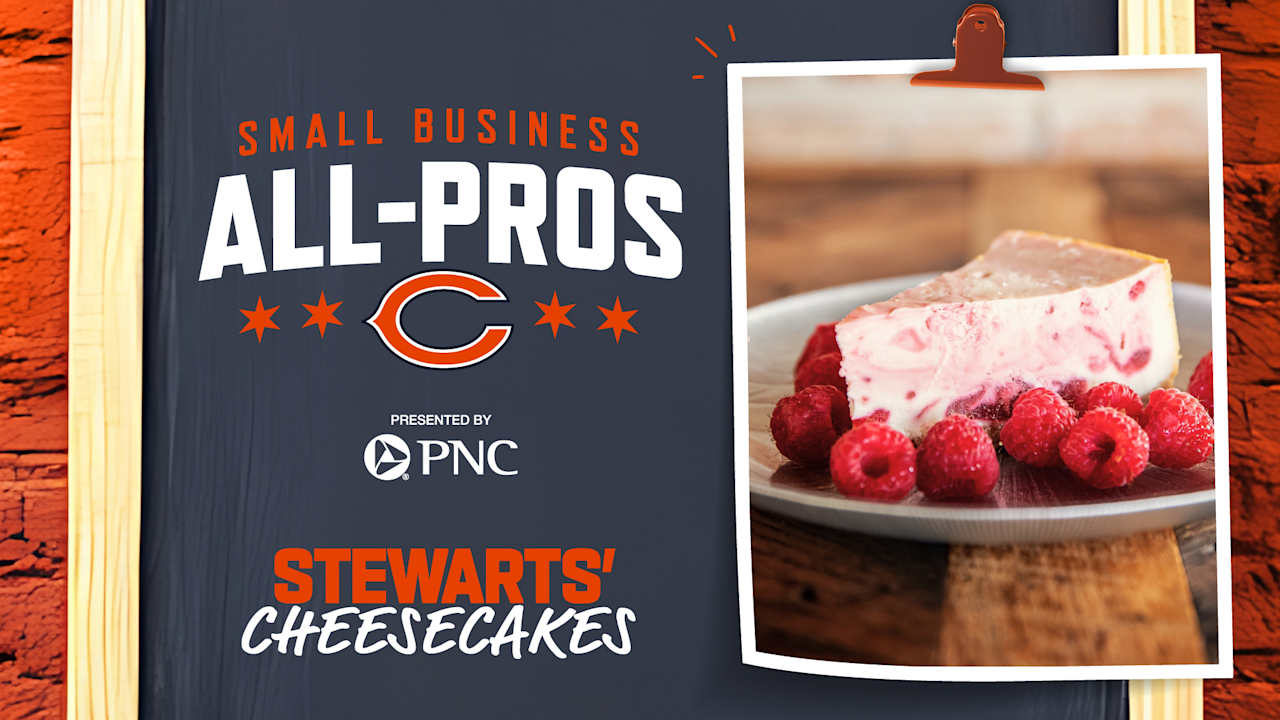 Chicago Bears announce Stewarts' Cheesecakes as final 2025 Small Business All-Pros Winner, presented by PNC