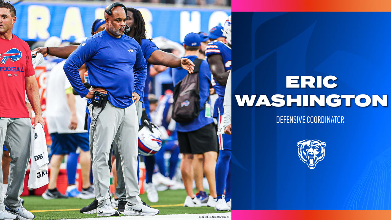 Eric Washington Bears' New Defensive Coordinator Brings 20 Years of
