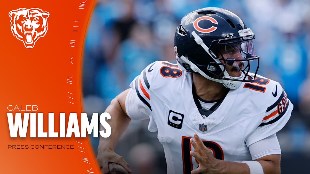 Caleb Williams reacts to Bears' 8-TD day vs. Panthers | Press Conference