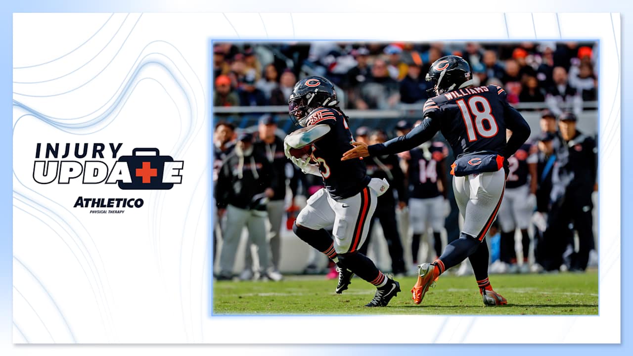 Injury Update: Bears RB Kyle Monangai ruled out, QB Caleb Williams ...