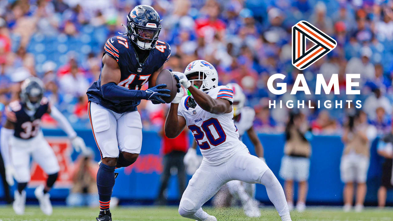 HIGHLIGHTS Bears vs. Bills 2024 Preseason Week 1