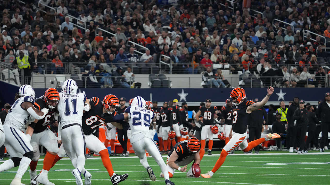 Cade York's 37yard FG boosts Bengals' lead to 1710 vs. Cowboys 2024