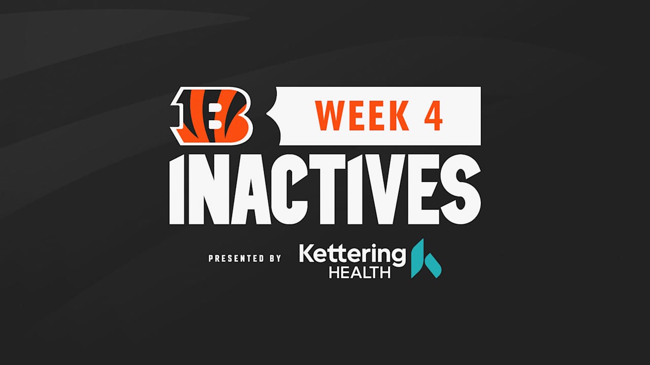 Five Bengals Inactive For Monday Night Football Against Broncos