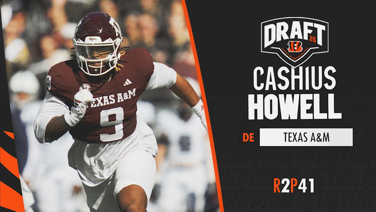 Bengals Debut In 2026 NFL Draft With A Rush In Texas A&M Edge Cashius Howell