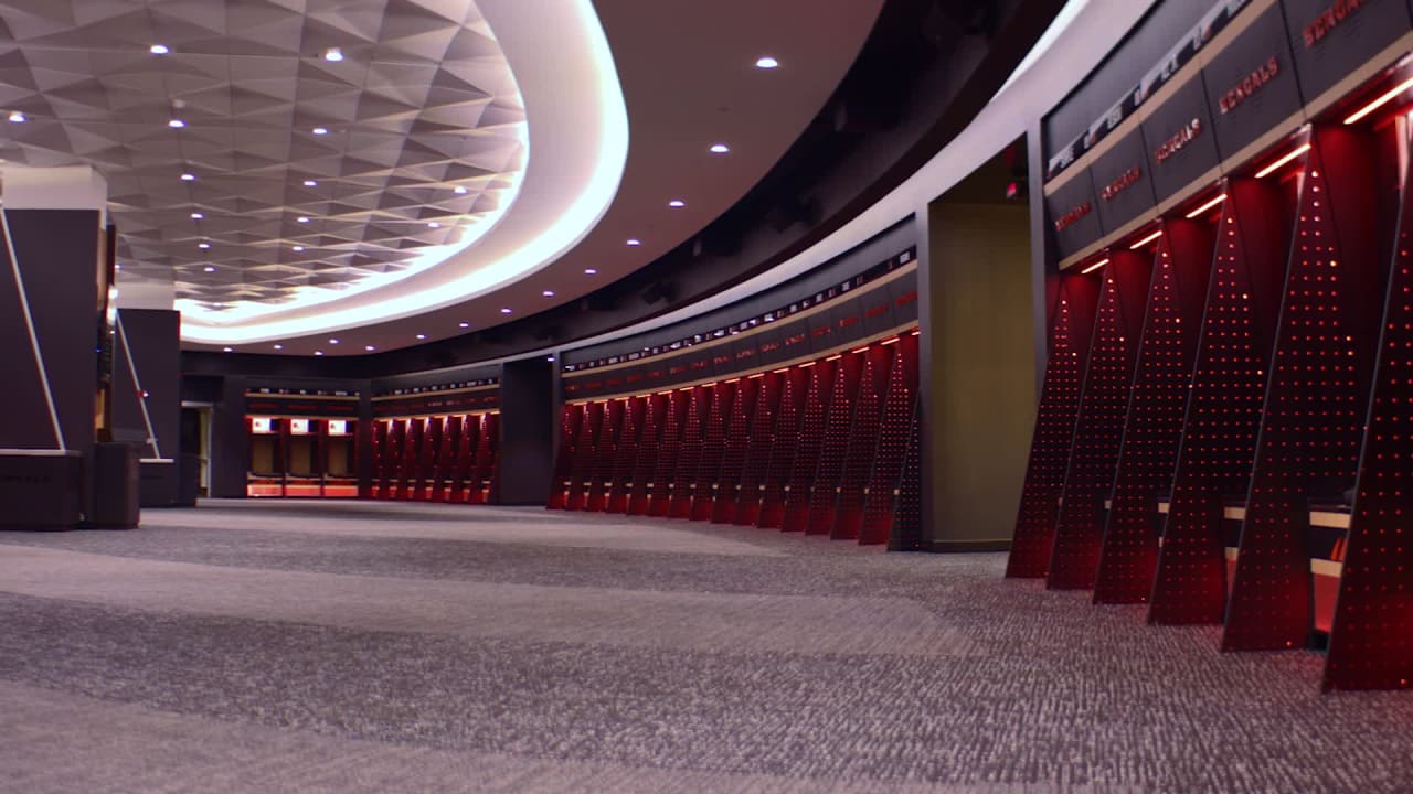 New Bengals Locker Room