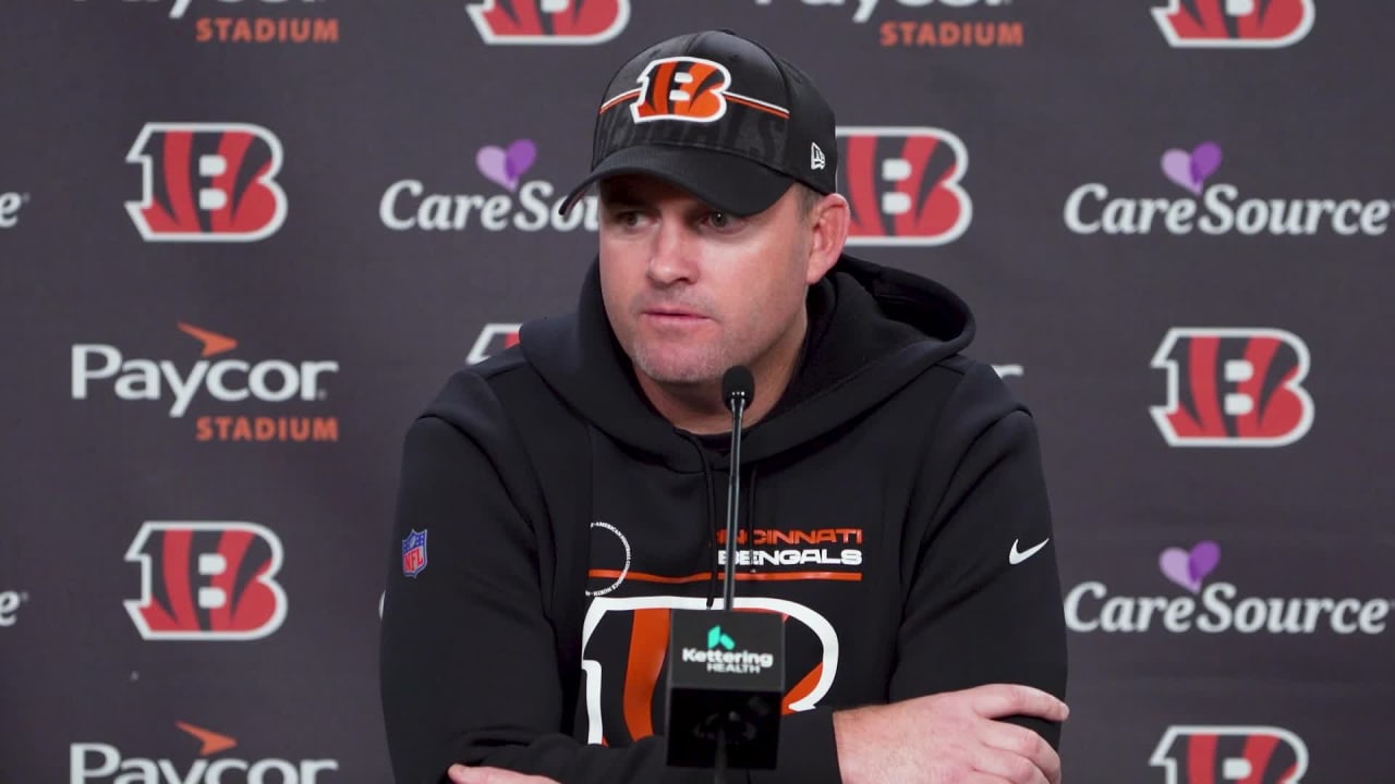 Cincinnati Bengals head coach Zac Taylor gives final press