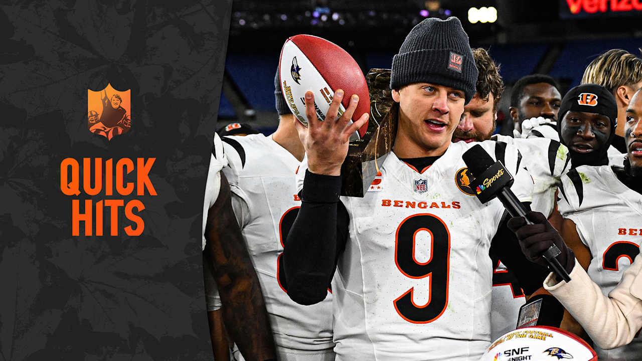 Bengals Postgame Quick Hits  Joe Burrow Returns In A Win Theres No Better Feeling Than That  Bengalscom