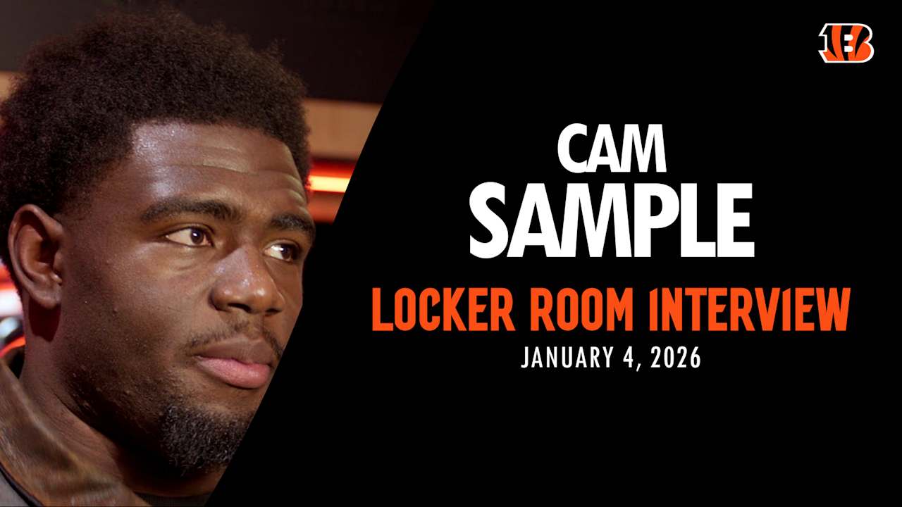 Cam Sample Week 18 Postgame | LOCKER ROOM INTERVIEW
