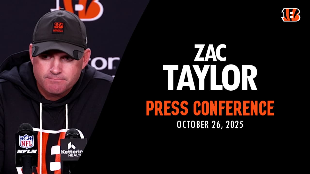 Zac Taylor Discusses Week 8 Against Jets | PRESS CONFERENCE