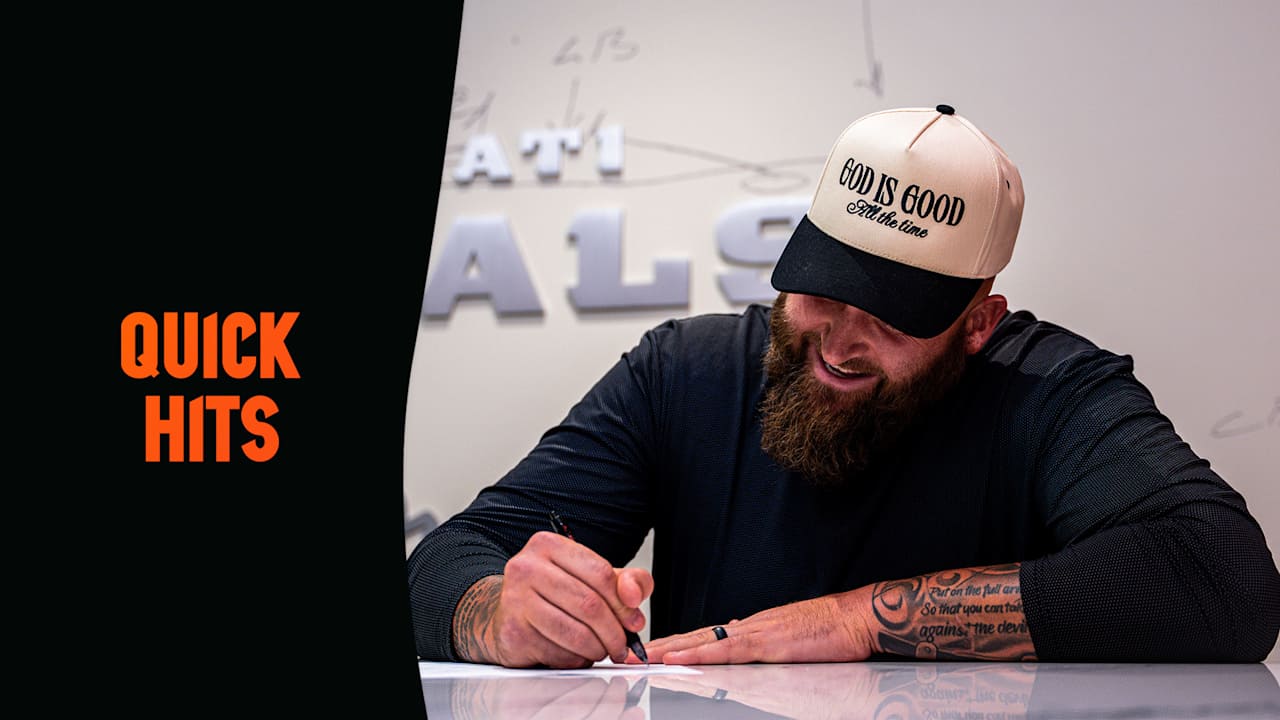 QUICK HITS | Dalton Risner Puts On Bengals Cleats: ‘This Organization Fits The Mold For Me As A Person’