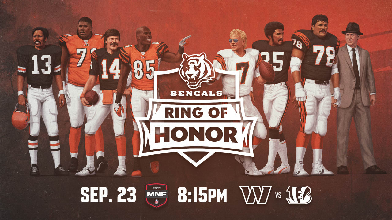Bengals Ring of Honor Game Set for Monday Night Football