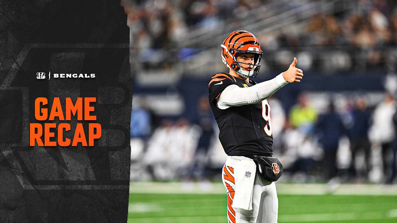 Recapitulação pós-jogo de Bengals vs. Cowboys
 #ÚltimasNotícias