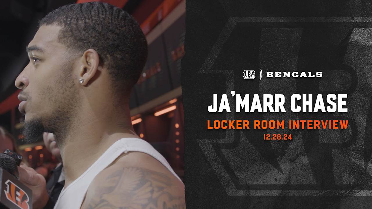 Ja'Marr Chase Locker Room Interview: "Every Yard Counted For Us"