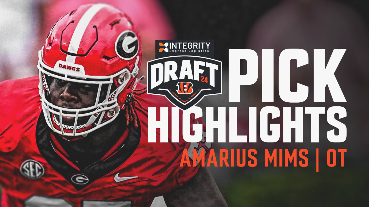 Amarius Mims Highlights Bengals First Draft Pick Of 2024