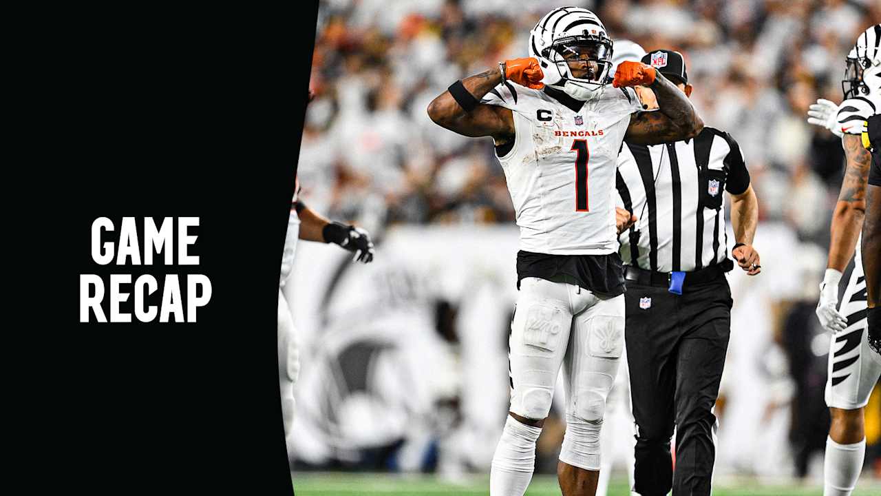 Bengals Defeat Steelers on Thursday Night Football 33-31 | POSTGAME RECAP, NOTES & QUOTES – Bengals.com