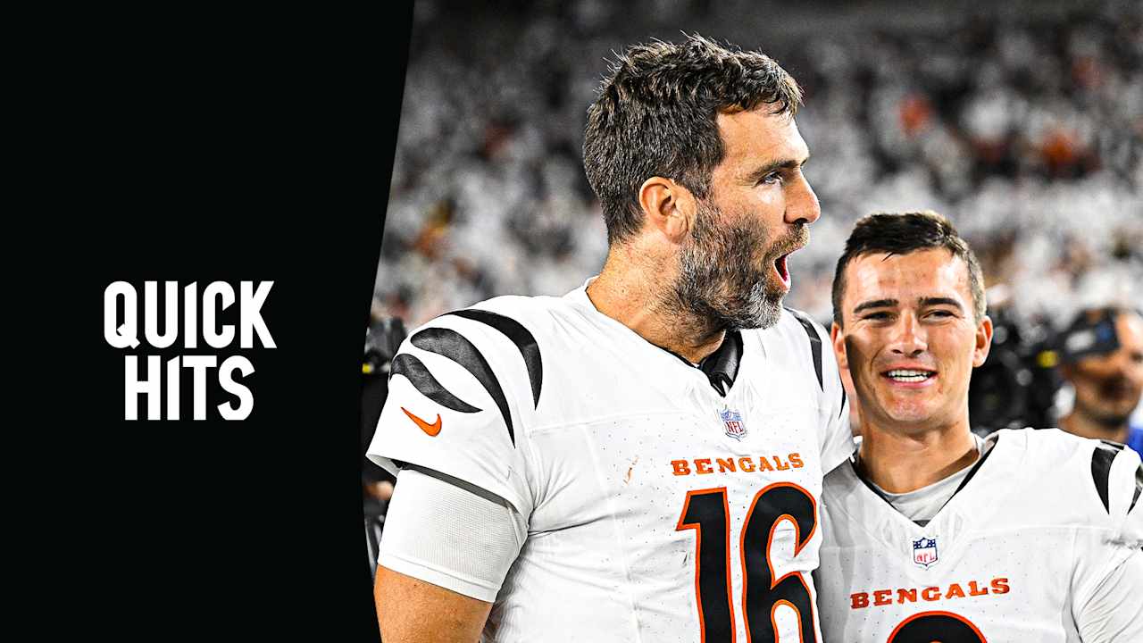 Postgame Quick Hits | Ja'Marr Chase Sets Team Records While Joe Flacco Sets Steelers Straight As Bengals Go To 2-0 In AFC North