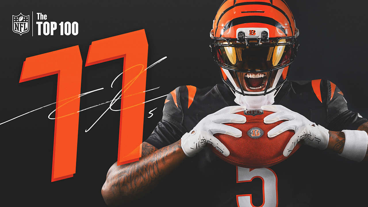 Tee Higgins Lands at No. 77 on NFL Top 100 List