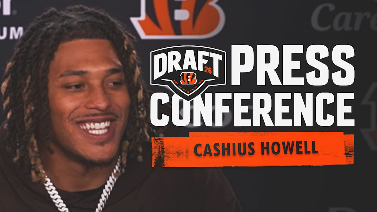 Cashius Howell Arrives in Cincinnati | PRESS CONFERENCE