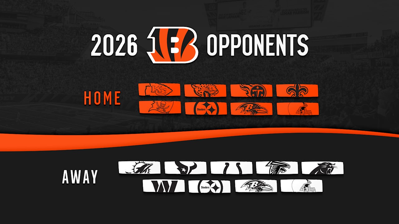 Bengals 2026 Opponents Confirmed - Bengals.com image