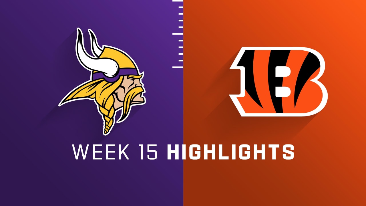 Bengals' top plays vs. Vikings Week 15